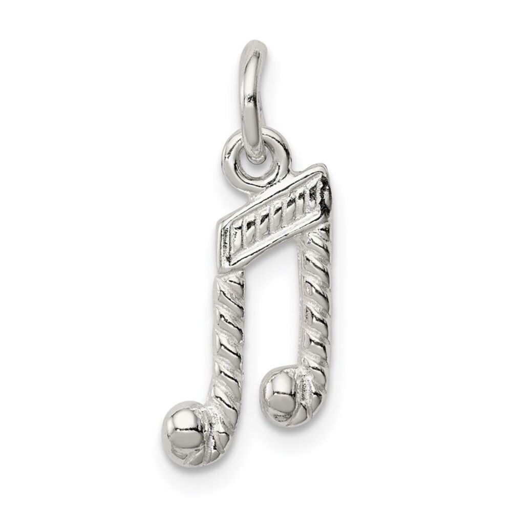 Kazi Luxury Sterling Silver Music Notes Charm - image 1